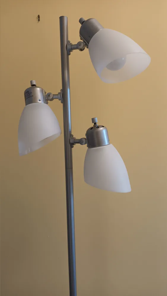 Floor Lamp with 3 Adjustable Lights thumbnail
