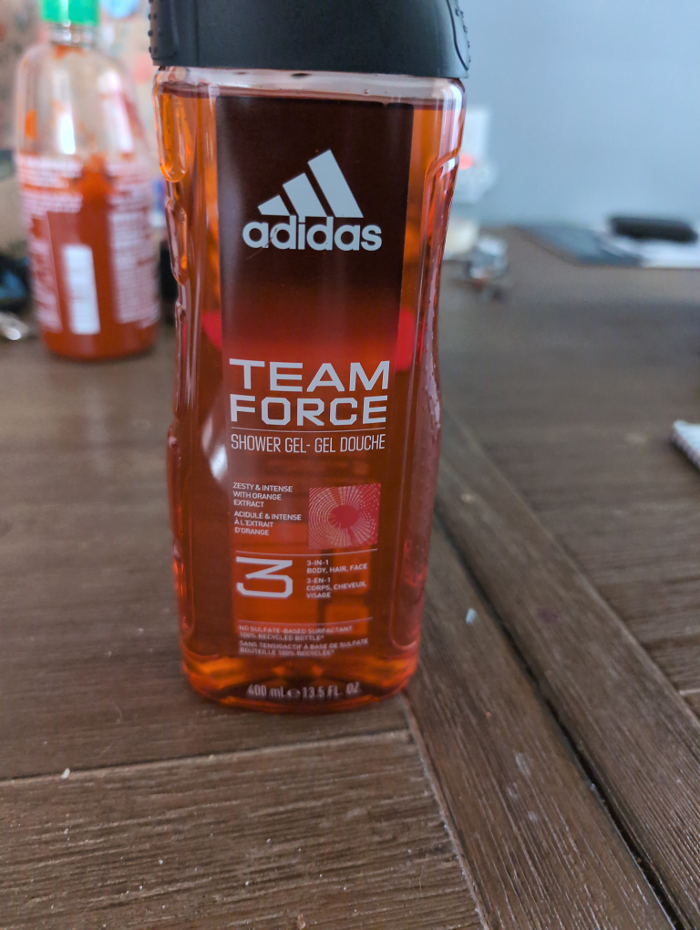 Adidas Team Force 3-in-1 Shower Gel