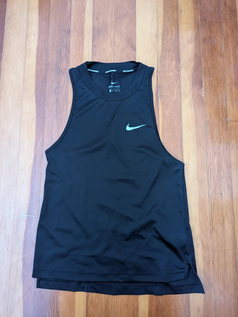 Nike Dri-FIT Running Tank Top, Black image indicator(2)