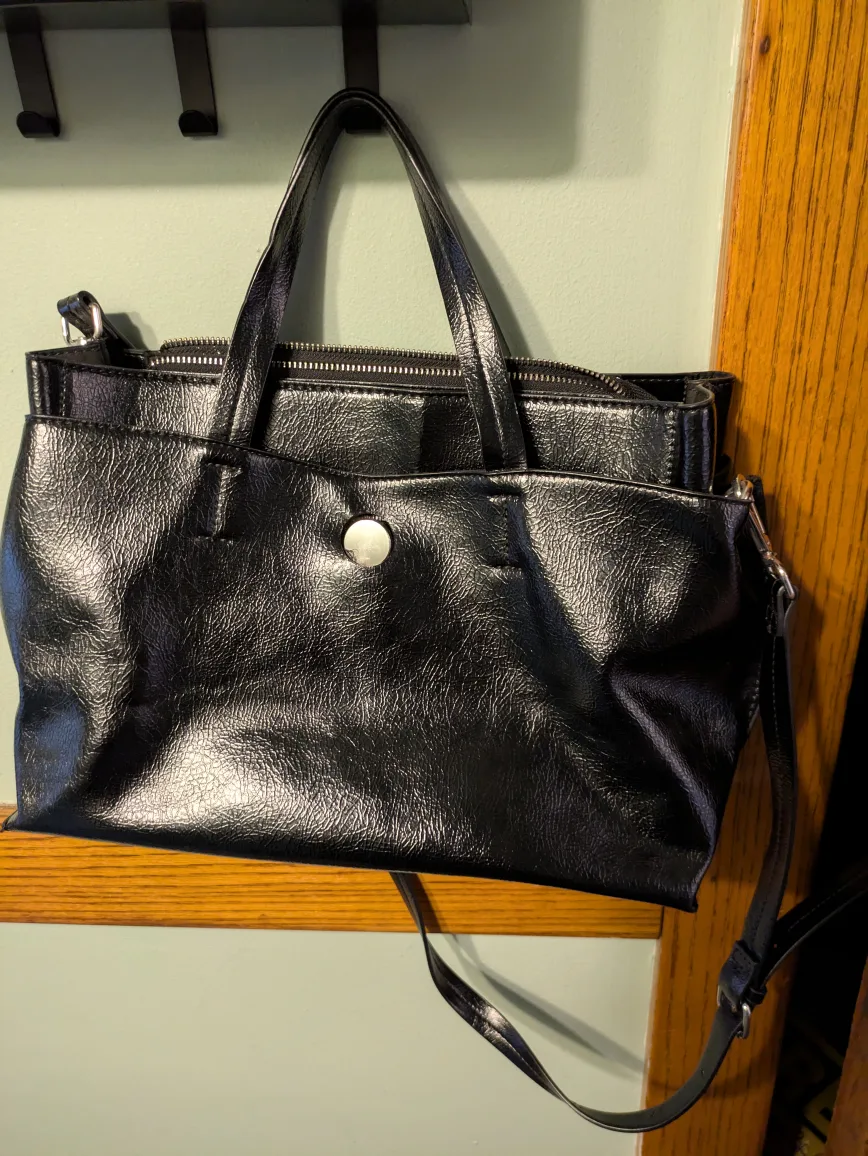 Zara Black Tote Bag thumbnail