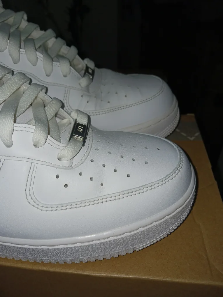 🔥Nike Air Force 1 Low White, Size 12 USED IN UNORIGINAL BOX image indicator(6)