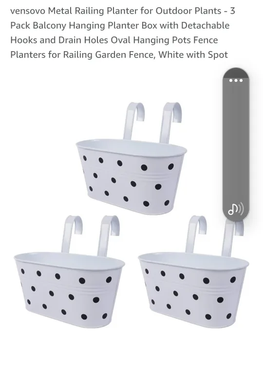 set of 5 railing planters*new* thumbnail