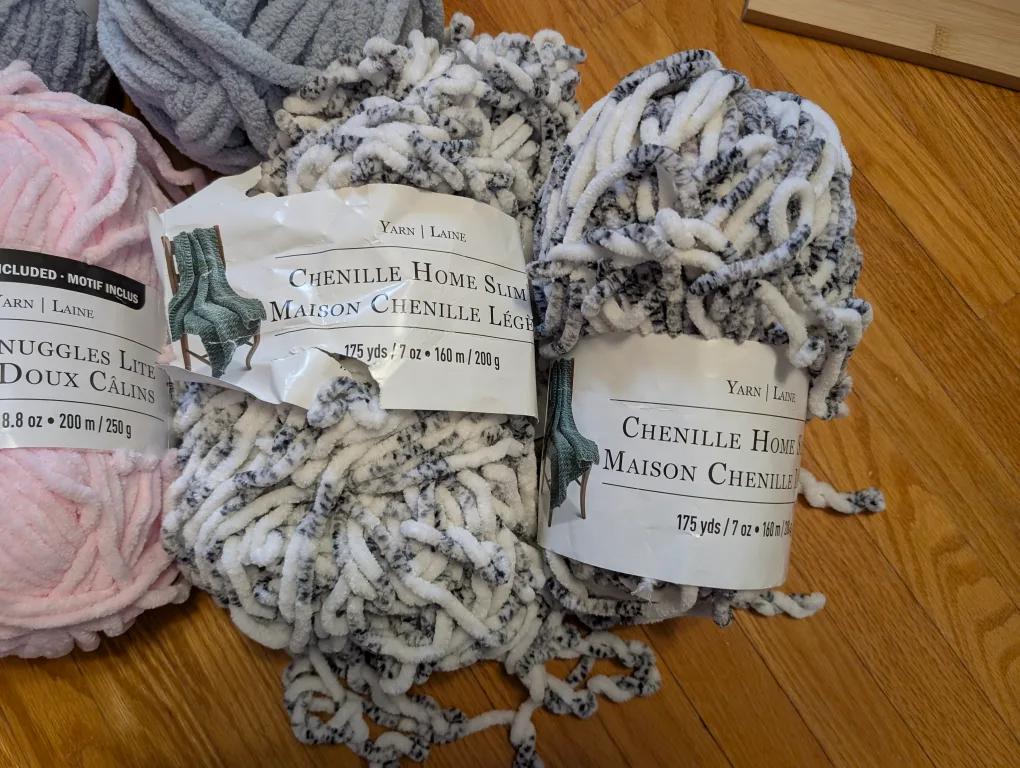 Yarn Bundle (6): Chenille Eco, Home Slim, Sweet Snuggles Lite image indicator(2)