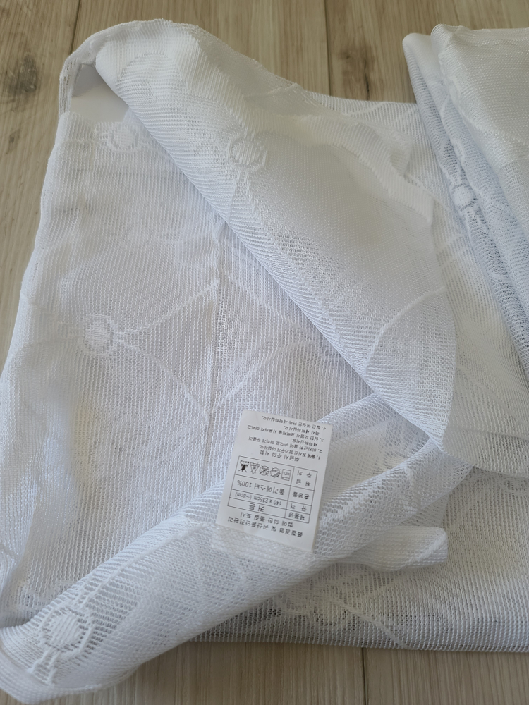 White Lace Curtain - Gently Used - photo 2