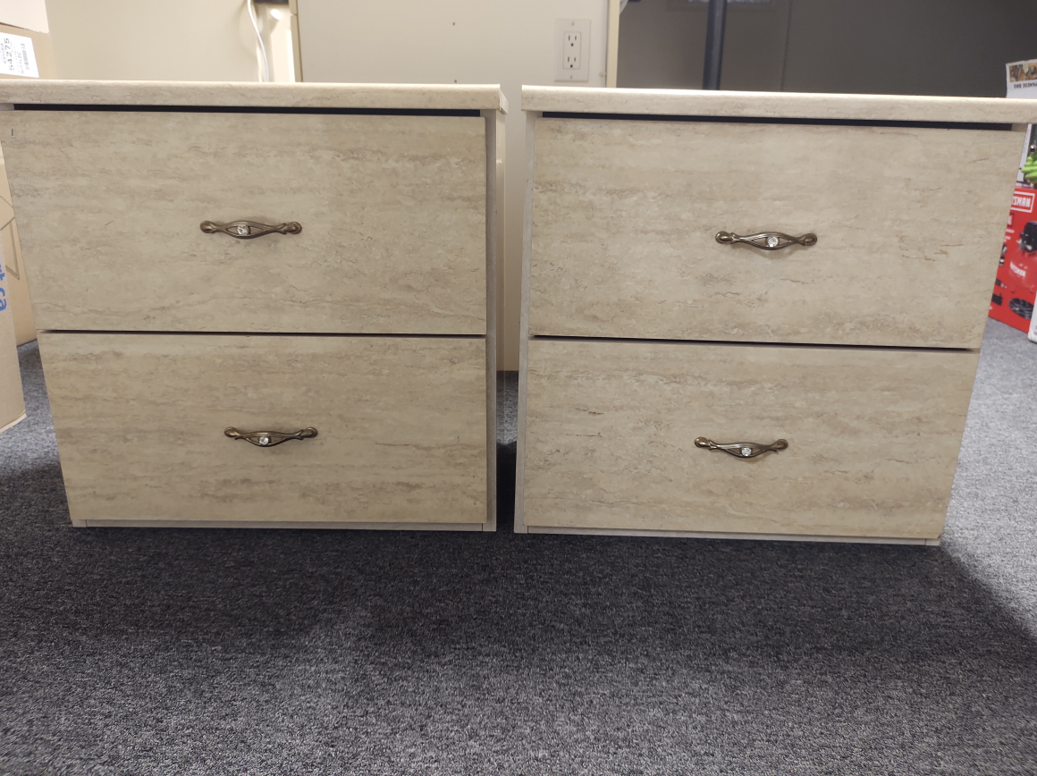 two nightstands
