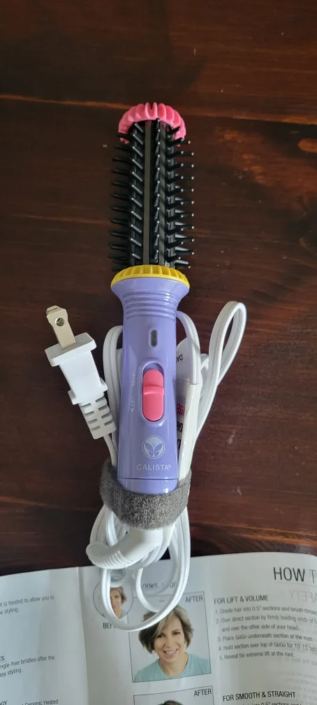 Brand new never-used Calista GoGo Mini Round Electric Brush image indicator(2)