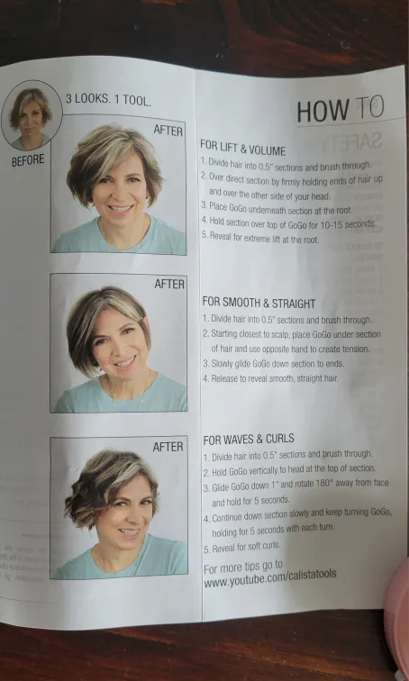 Brand new never-used Calista GoGo Mini Round Electric Brush image indicator(6)