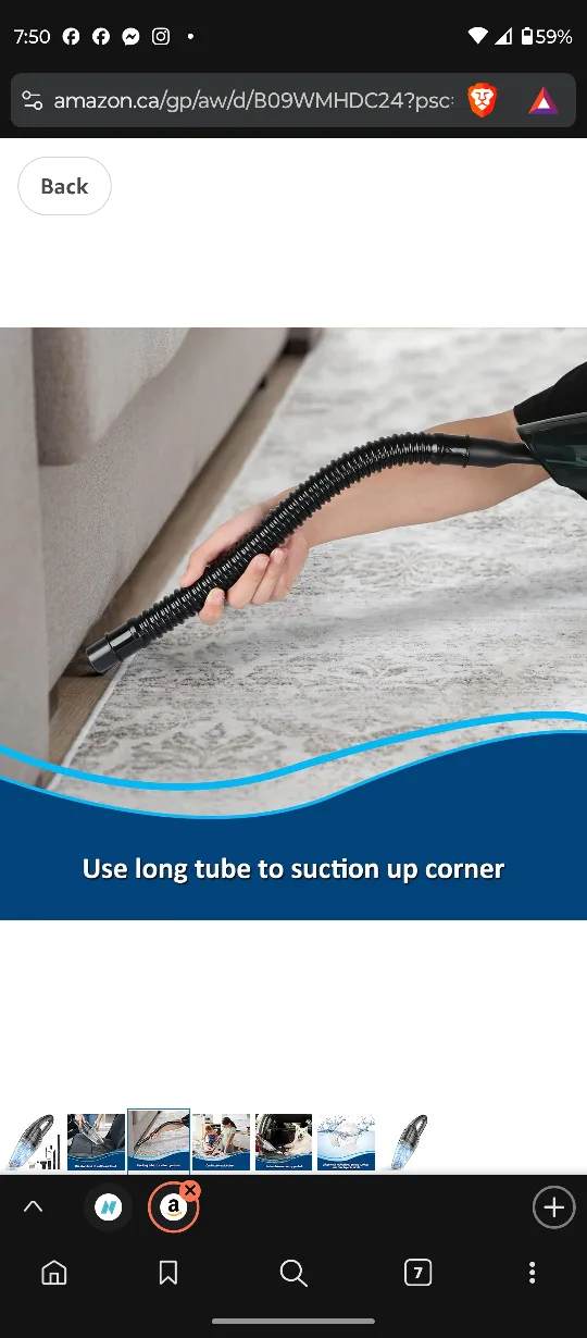 Cordless Handheld Vacuum - Quick Clean image indicator(3)