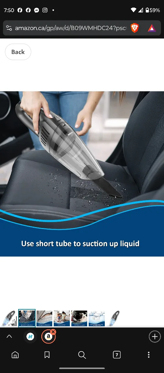 Cordless Handheld Vacuum - Quick Clean image indicator(4)