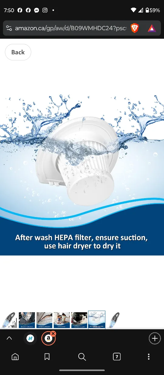 Cordless Handheld Vacuum - Quick Clean image indicator(5)