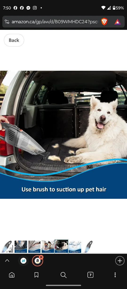 Cordless Handheld Vacuum - Quick Clean image indicator(6)