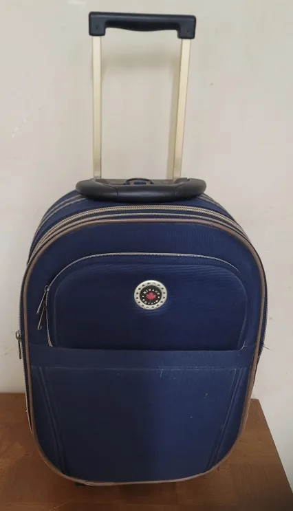 MEZZINO Blue Rolling Suitcase thumbnail
