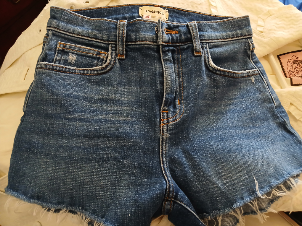 L'Agence Denim Shorts, Size 23