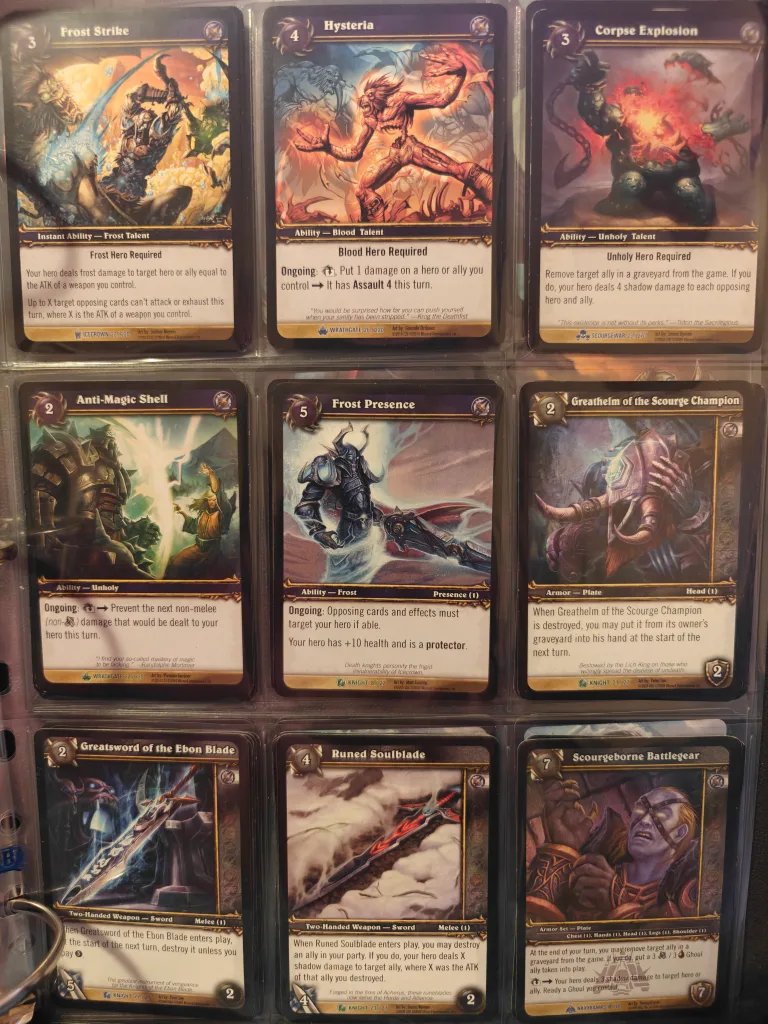 World of Warcraft (Death Knight) TCG Cards image indicator(3)