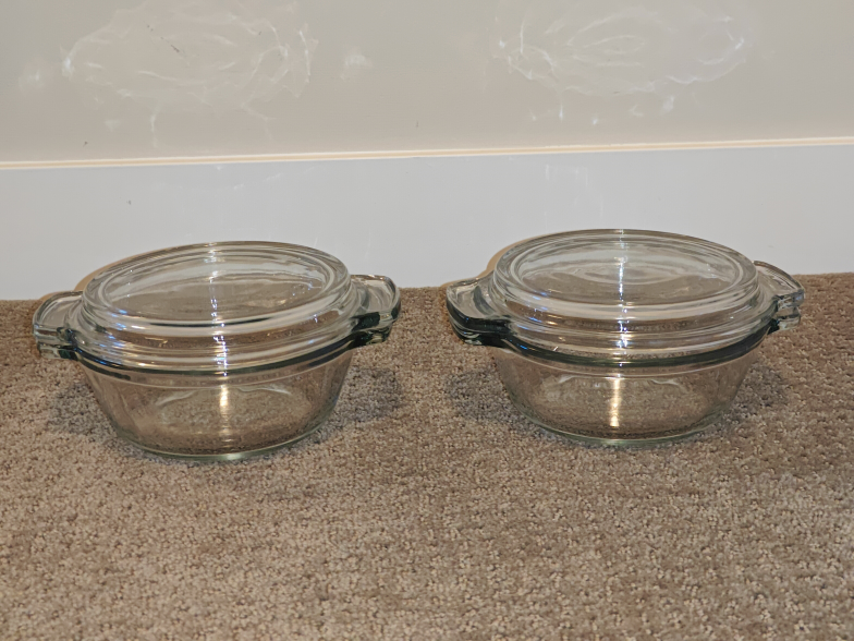 Anchor Ovenware 20 Oz Casserole Dish with Glass Lid (Set of 2) - photo 3