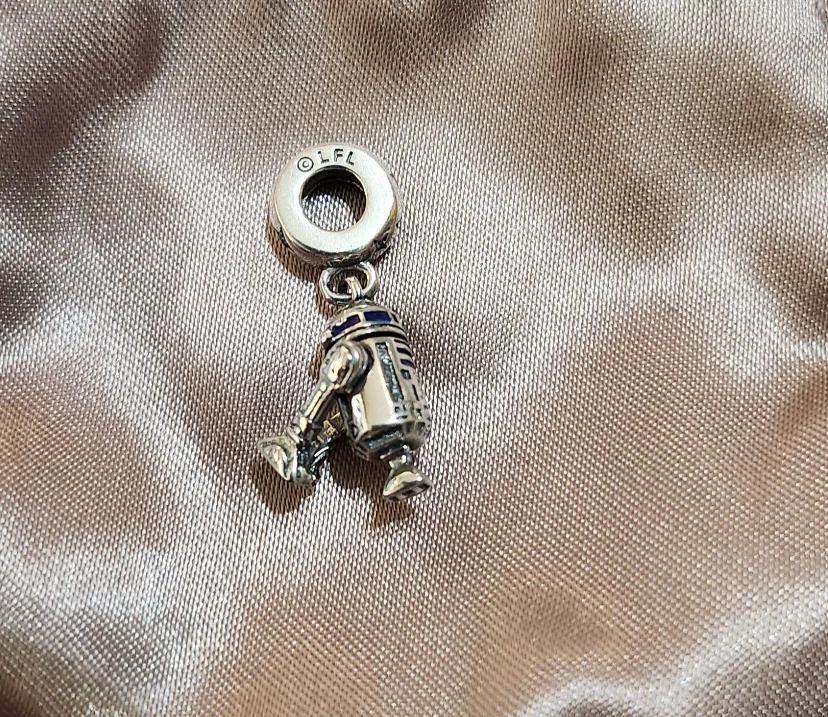 Pandora Star Wars R2-D2 Dangle Charm thumbnail