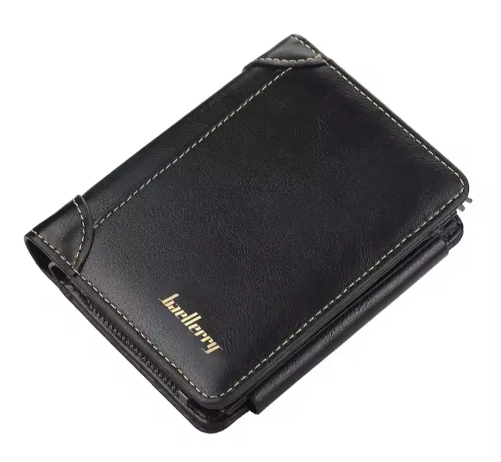Baellerry Black Wallet! Leather image indicator(3)