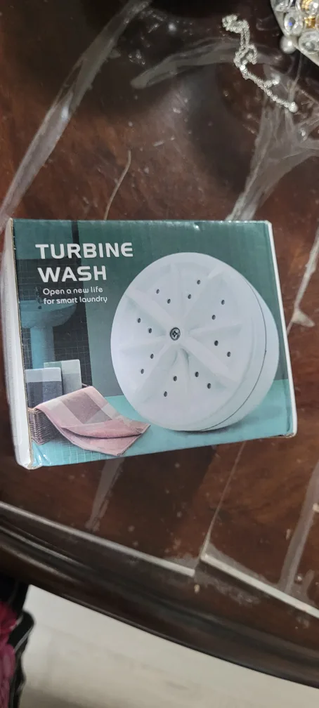 Mini Ultrasonic Turbine Washing Machine - Portable thumbnail