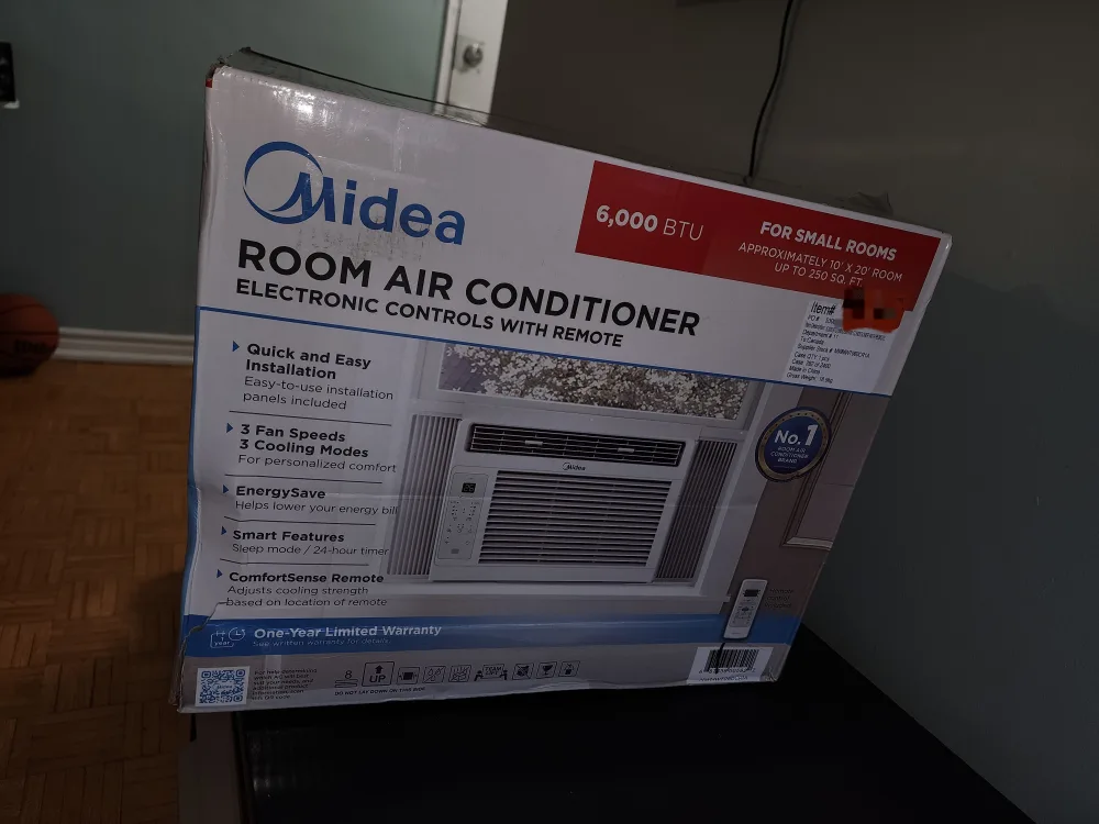Midea 6,000 BTU Room Air Conditioner - New in Box thumbnail
