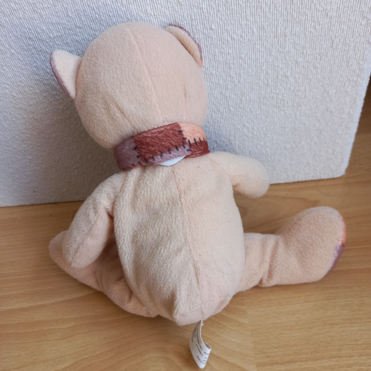 Cute Beige Teddy Bear with Scarf - photo 5