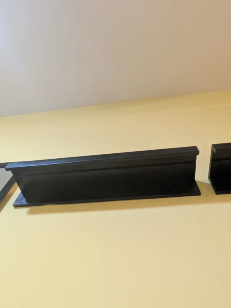 Black Floating Shelves - Set of 2 image indicator(5)