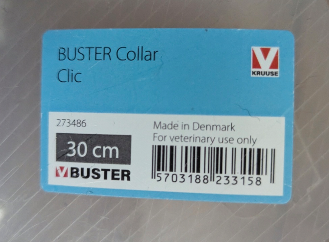 Dog cone (Buster Clic Clear Collar - 30 cm) - photo 2