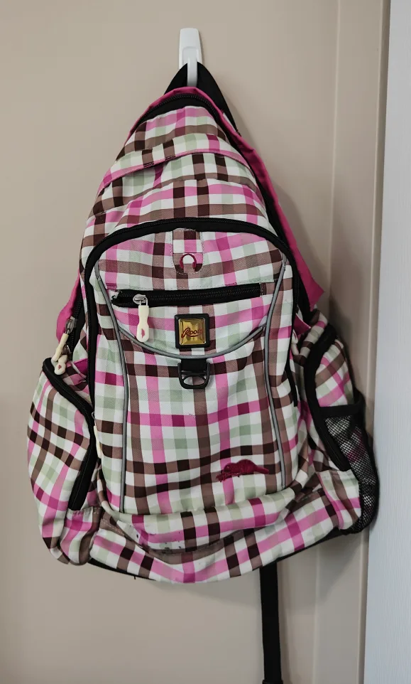 Roots Plaid Backpack 🧡💖 image indicator(2)