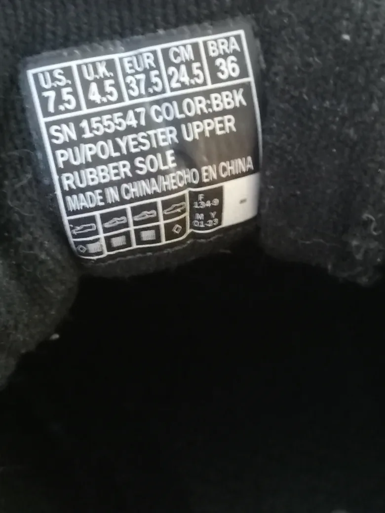 Skechers Women's Size 7.5 Black Sneakers image indicator(5)