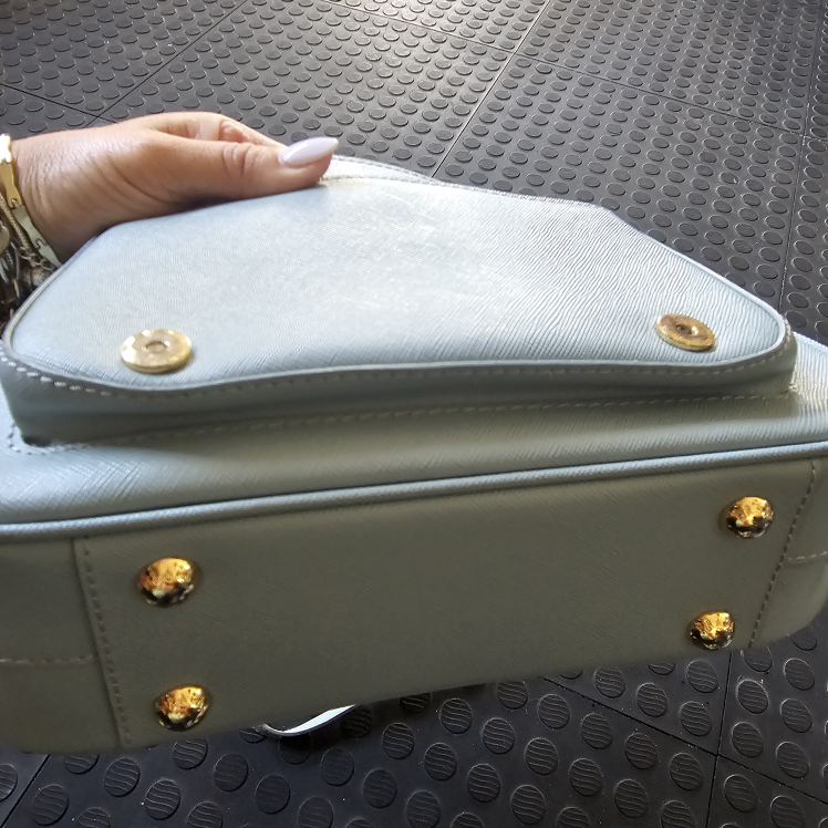 Prada Saffiano Leather Crossbody Bag, Light Blue - photo 5