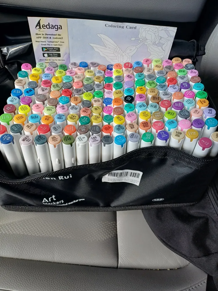 Chen Rui Art Markers - 168 Colours image indicator(9)