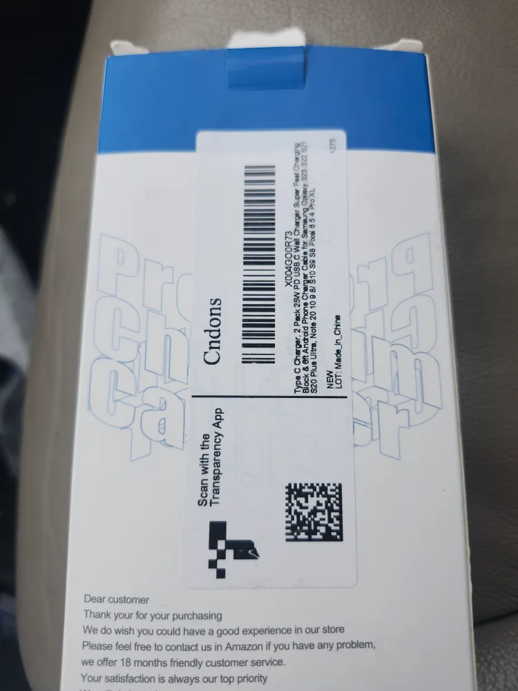 Cndons 2-Pack 25W PD USB-C Charger - New image indicator(4)