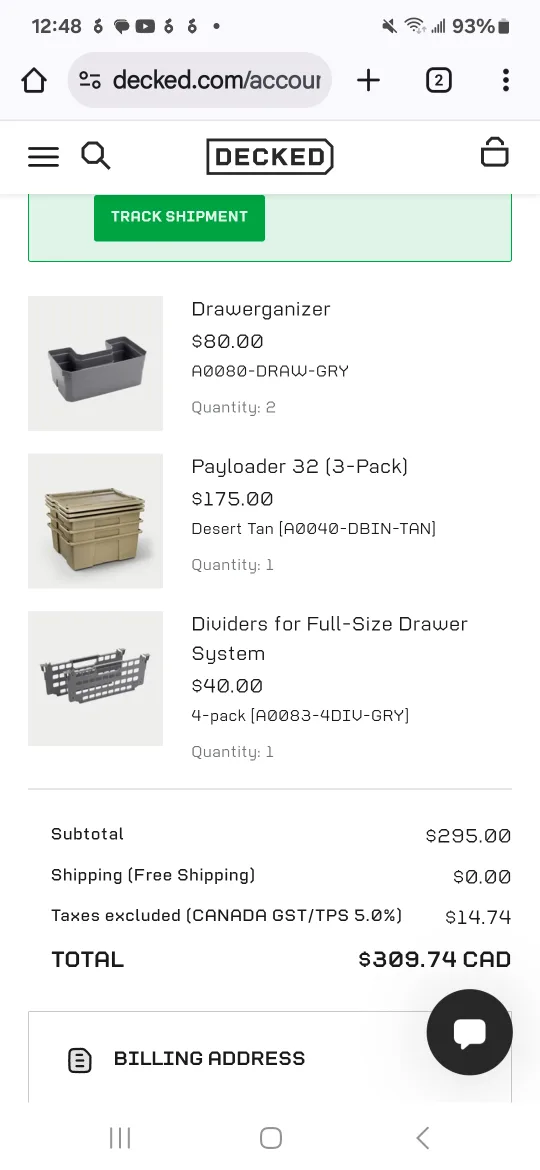 DECKED Drawerganizer, Payloader 32 & Dividers thumbnail