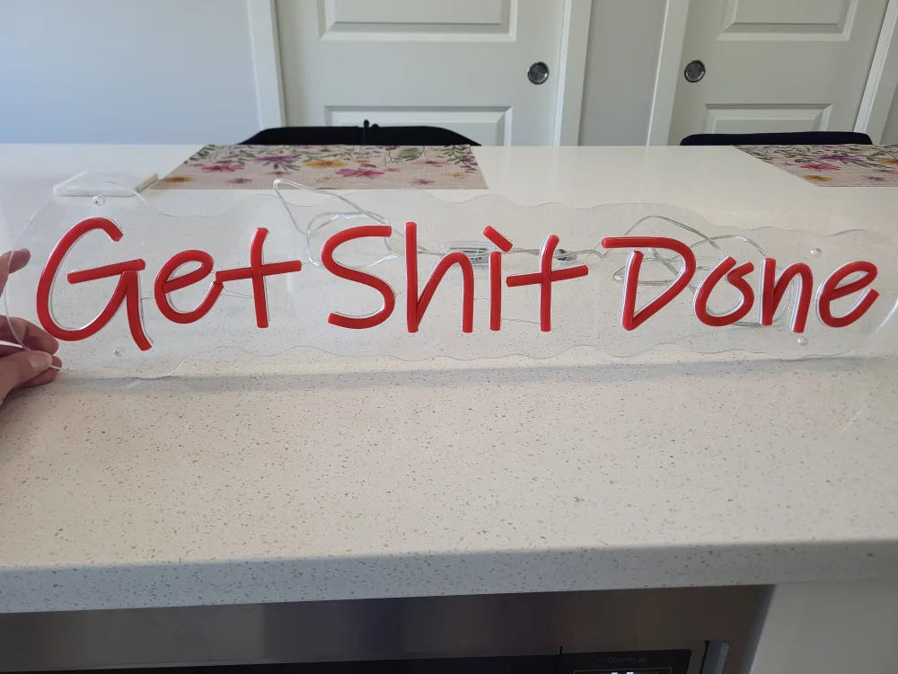 Neon Light Sign - "Get Shit Done" thumbnail