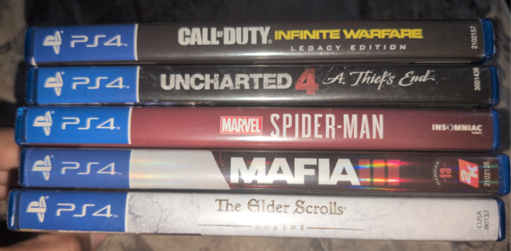 PS4 Games Bundle: CoD, Uncharted, Spider-Man, Mafia, ESO
