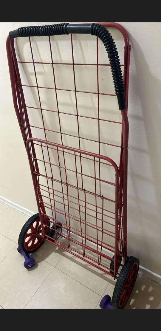 Large Red Shopping Buggy thumbnail