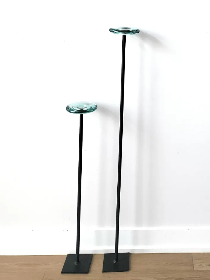 Glass Candle Holders, Set of 2 image indicator(4)