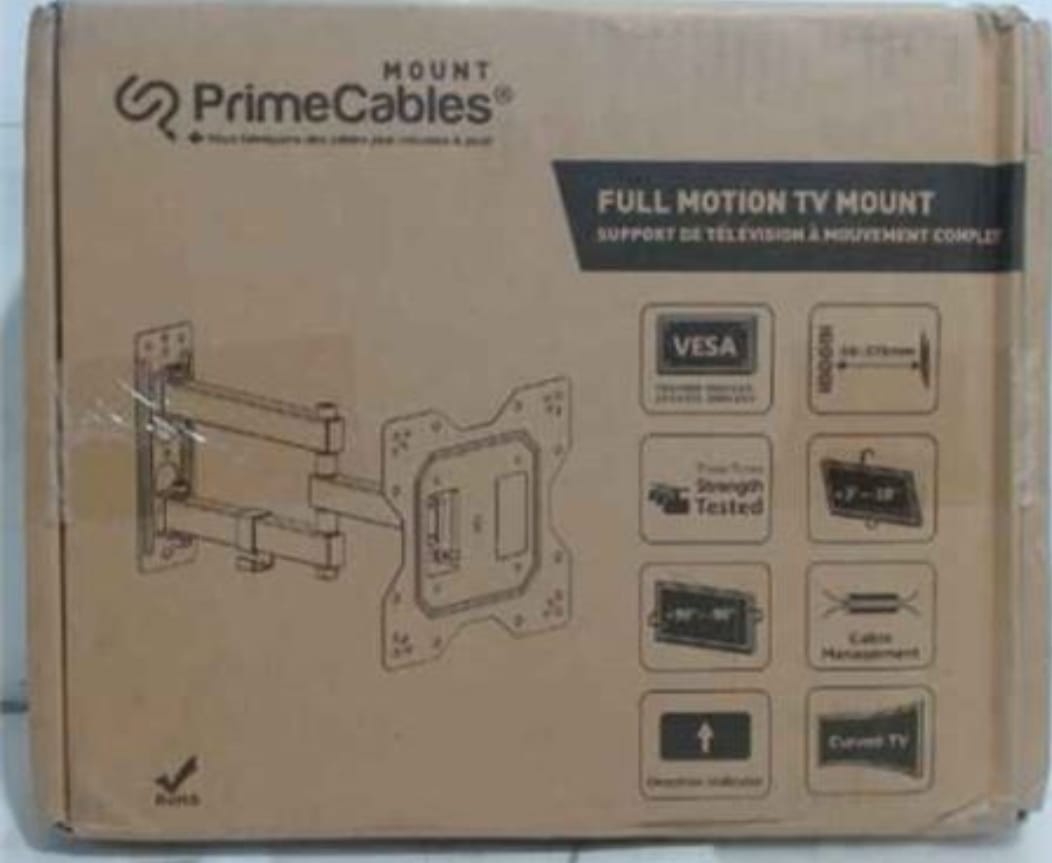 Prime Cables Full Motion TV Mount