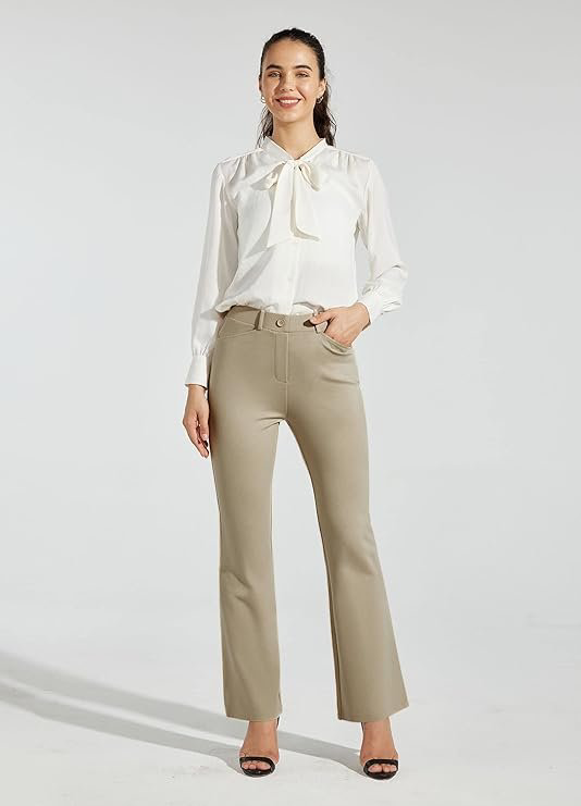 👖Beige Dress Pants - Wrinkle Resistant, 4-Way Stretch👖 - photo 3