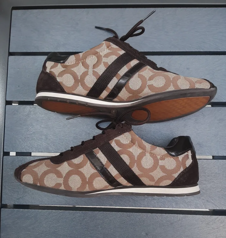 Coach Brown Patterned Sneakers image indicator(2)