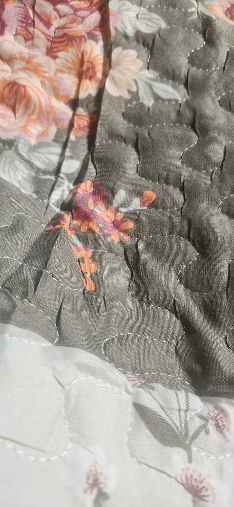 Floral Patchwork Quilt with Pillow Shams image indicator(10)