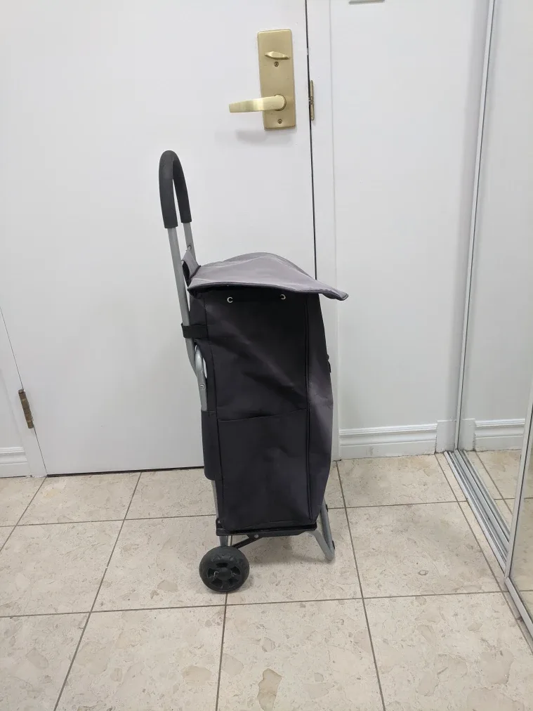 AmazonBasics Folding Shopping Cart thumbnail