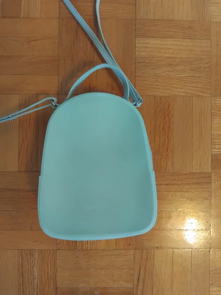 Miniso Mint Green Mini Backpack image indicator(2)