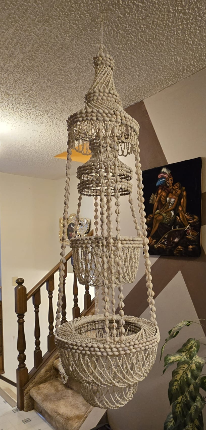 Seashell Plant Hanger Chandelier - photo 2