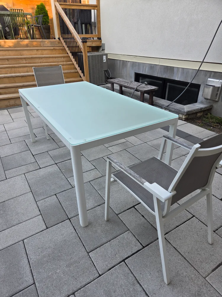 EQ3 Cape Outdoor Patio Table and 2 Chairs Set image indicator(2)