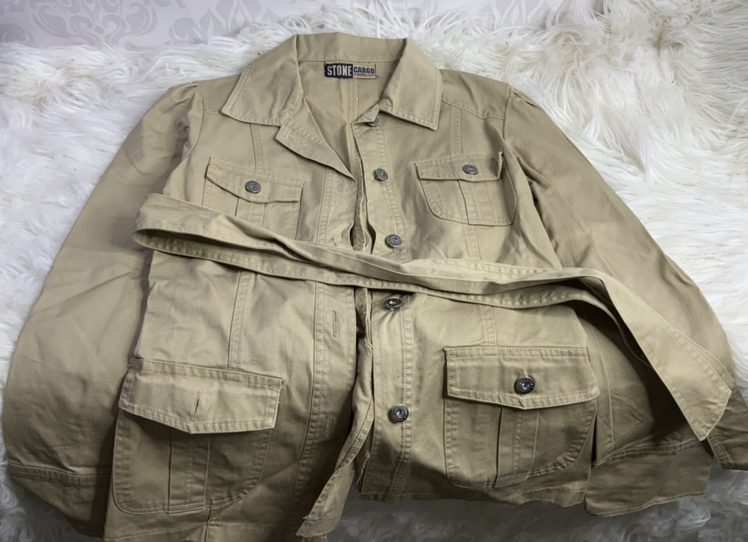 Stone cargo women’s jacket