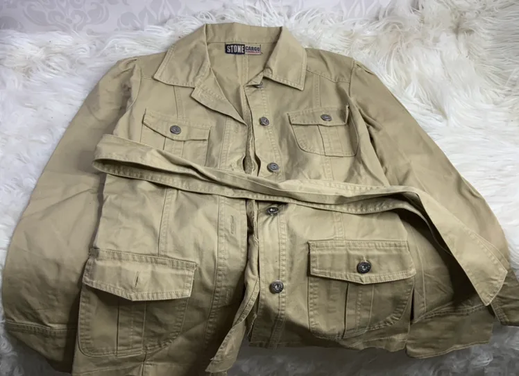 Stone cargo women’s jacket thumbnail