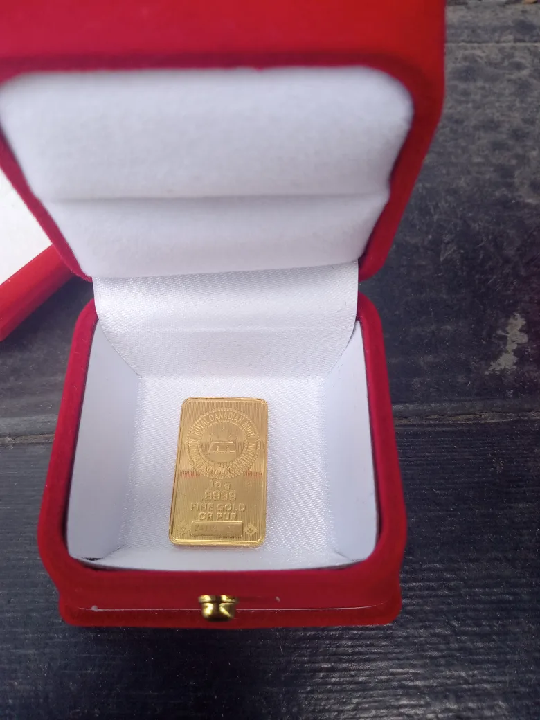 10g .9999 Fine Gold Bar,24k ,10grams thumbnail