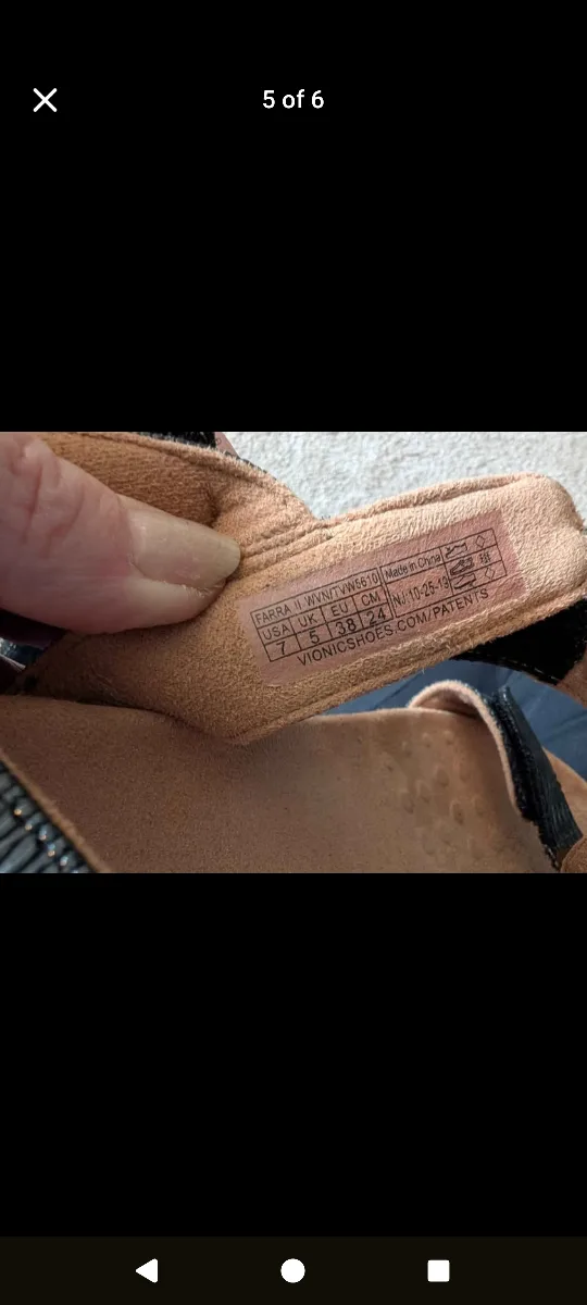 Black Strap Sandals ~ Bionic ~ image indicator(5)