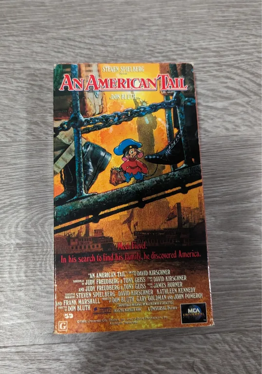An American Tail VHS Tape Movie thumbnail