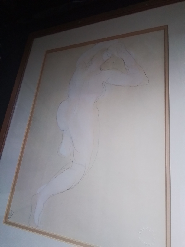 Sketch "Nue" (Nude) by Auguste Rodin - photo 2